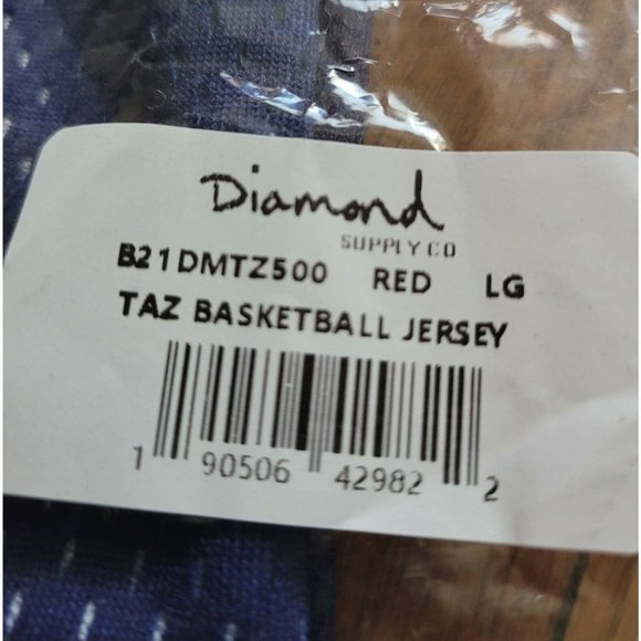 Space Jam A New Legacy McDonald's Diamond Supply Co. Tasmanian Devil TAZ Jersey - Picture 12 of 12